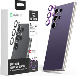 Amazing Thing Samsung Galaxy S24 ULTRA Camera Lens Protector Supreme Tempered Glass Aluminum AR Lens Defender - Symphony